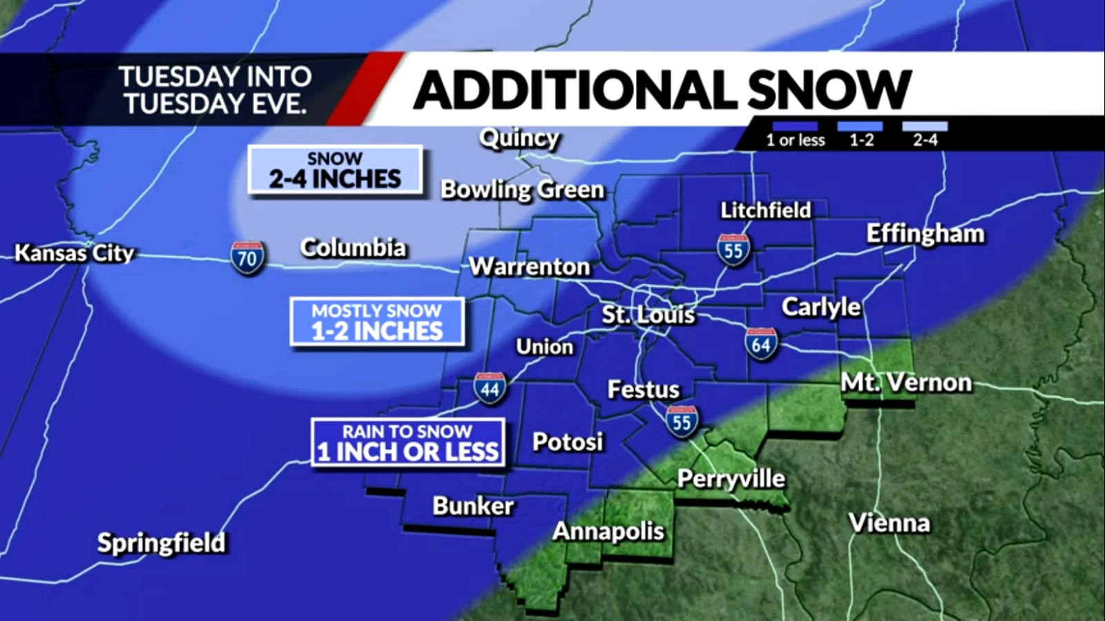 "Missouri Braces for Winter Storm with Snow and Strong Winds"