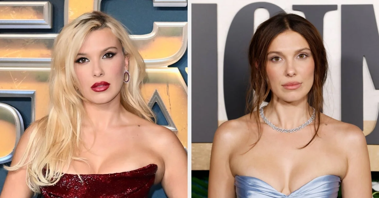 Millie Bobby Brown Stuns in Blue Galia Lahav at Enola Holmes 3 Premiere