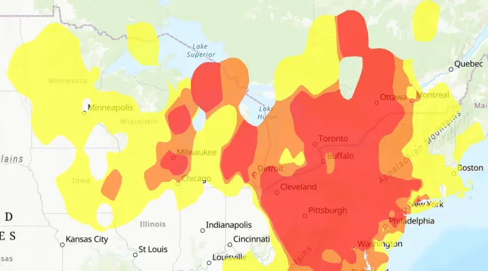 "Wildfire Smoke from Canada Continues to Impact Air Quality in Metro Detroit and Across the U.S."
