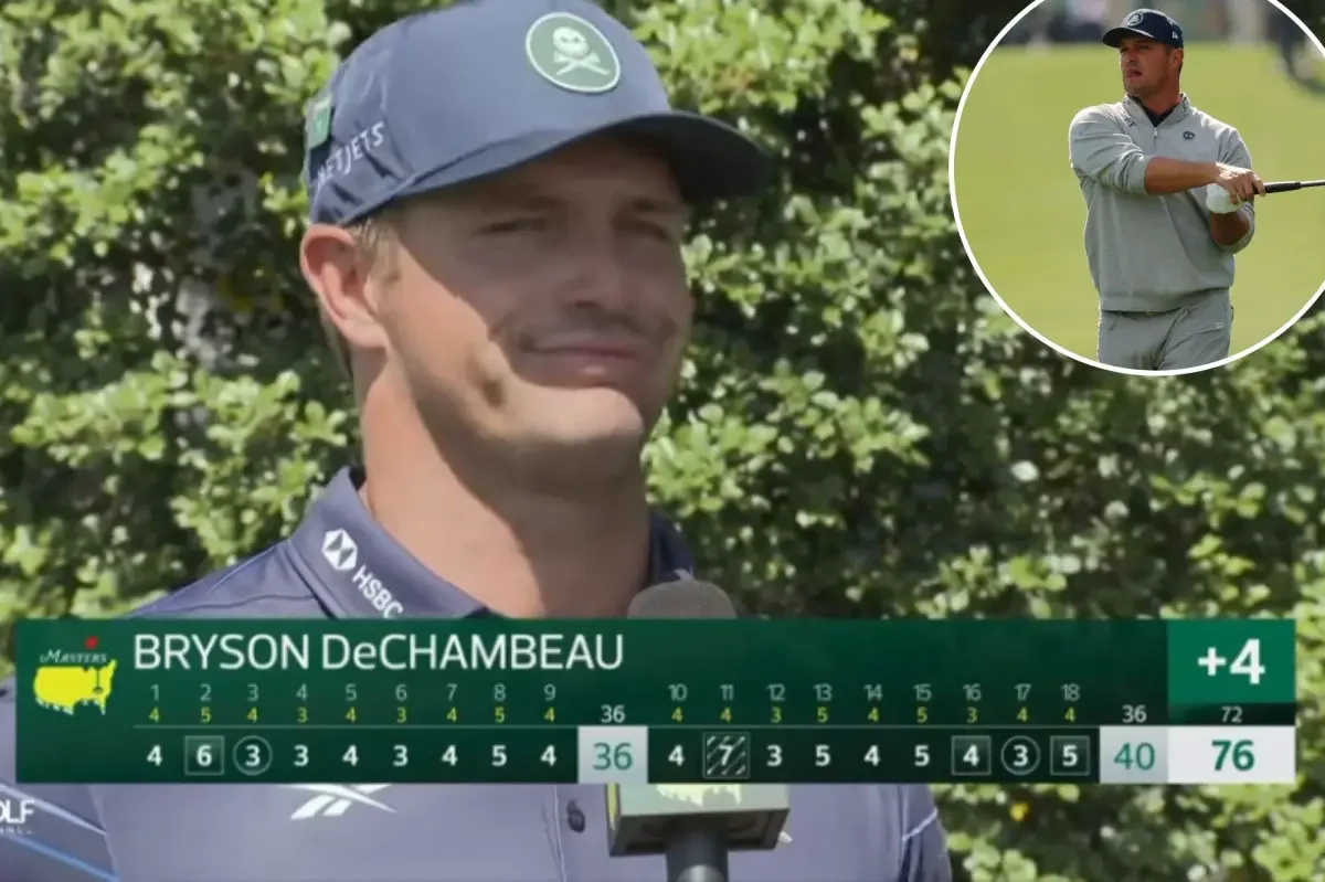 DeChambeau's 3D-printed iron sparks Masters post-round questions