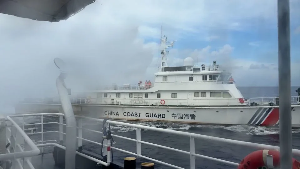 Water cannon clash near Scarborough Shoal as CNN crew aboard Philippines vessel witnesses South China Sea standoff