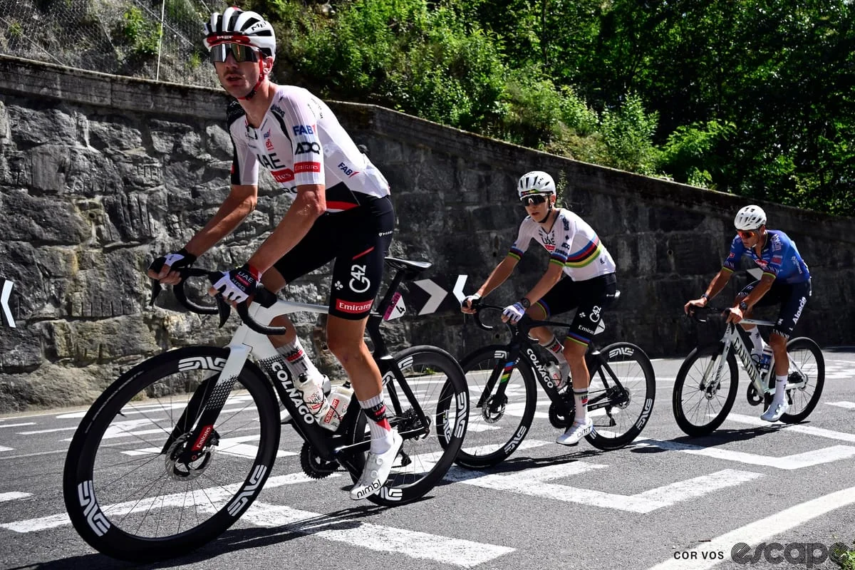 McNulty’s leadout fuels Pogacar as UAE shows Tour de Suisse form