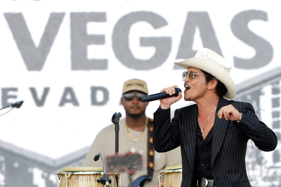 Las Vegas Debuts Bruno Mars Drive With Star-Studded Bruno Mars Day Parade