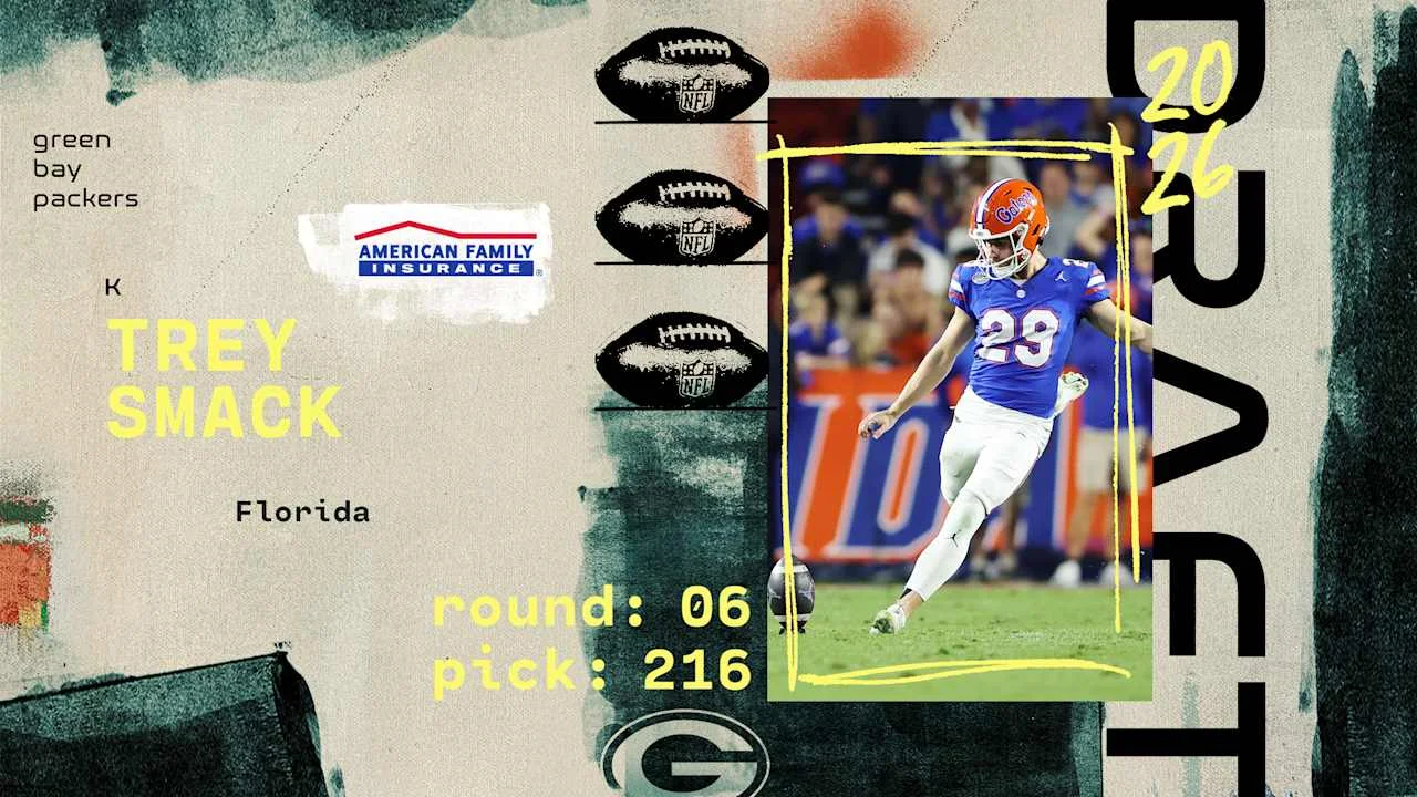 Packers Trade Up to Draft Florida K Trey Smack at No. 216