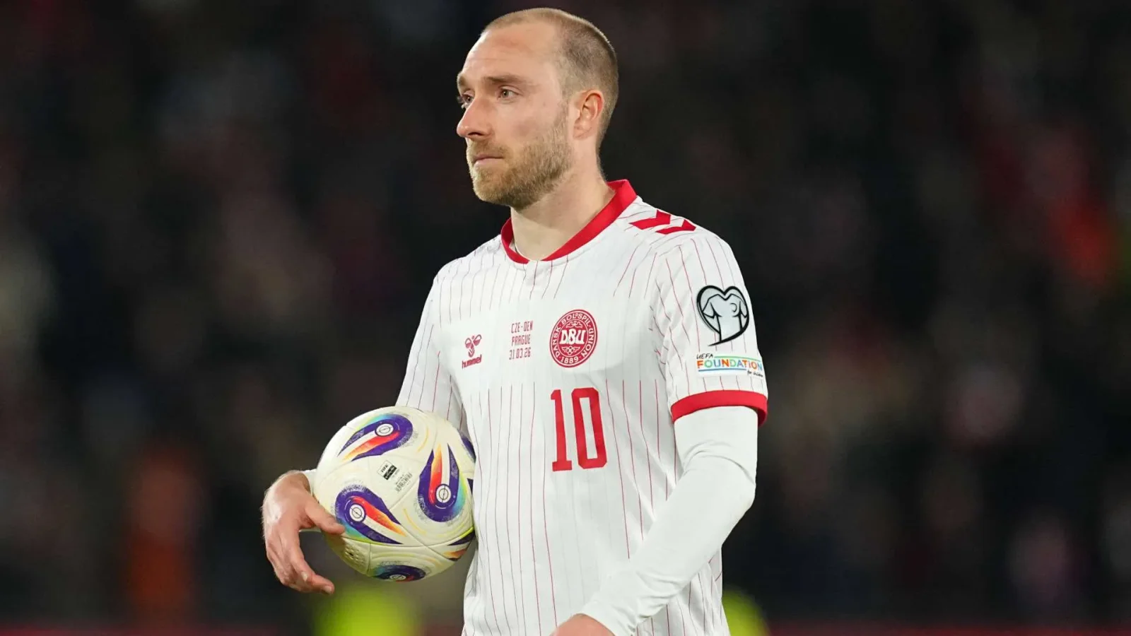 Eriksen Collapses in Denmark-Ukraine Friendly; Stable as Doctors Monitor