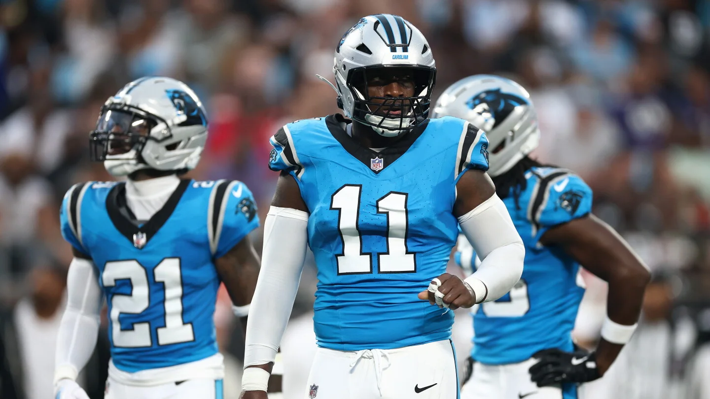 Panthers' Scourton injures knee; MRI to determine next steps