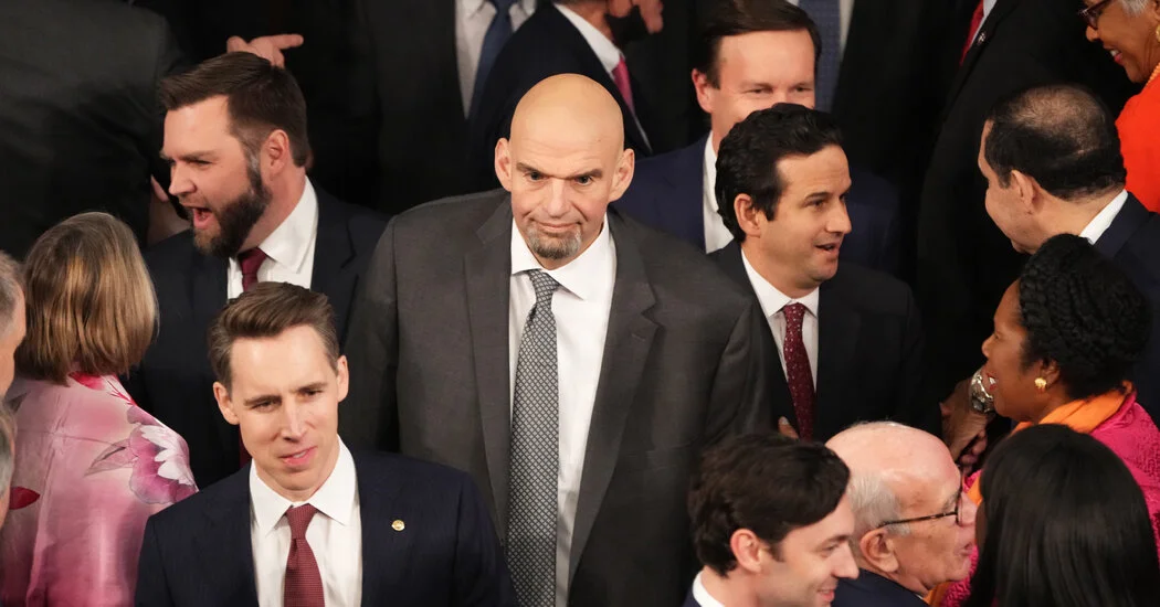 "Sen. John Fetterman discharged from hospital after depression treatment"