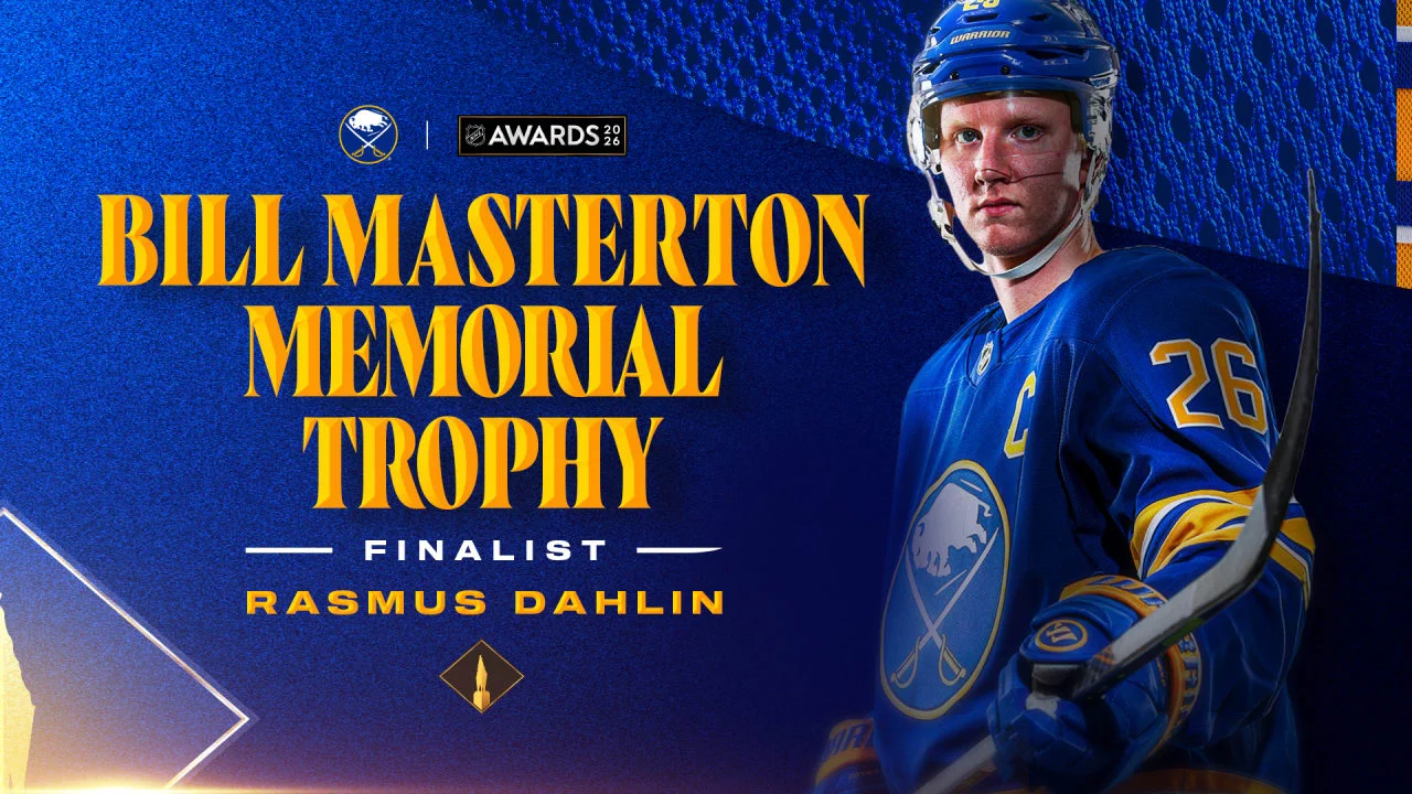 Dahlin Heads to Masterton Final as Sabres Return to Playoffs
