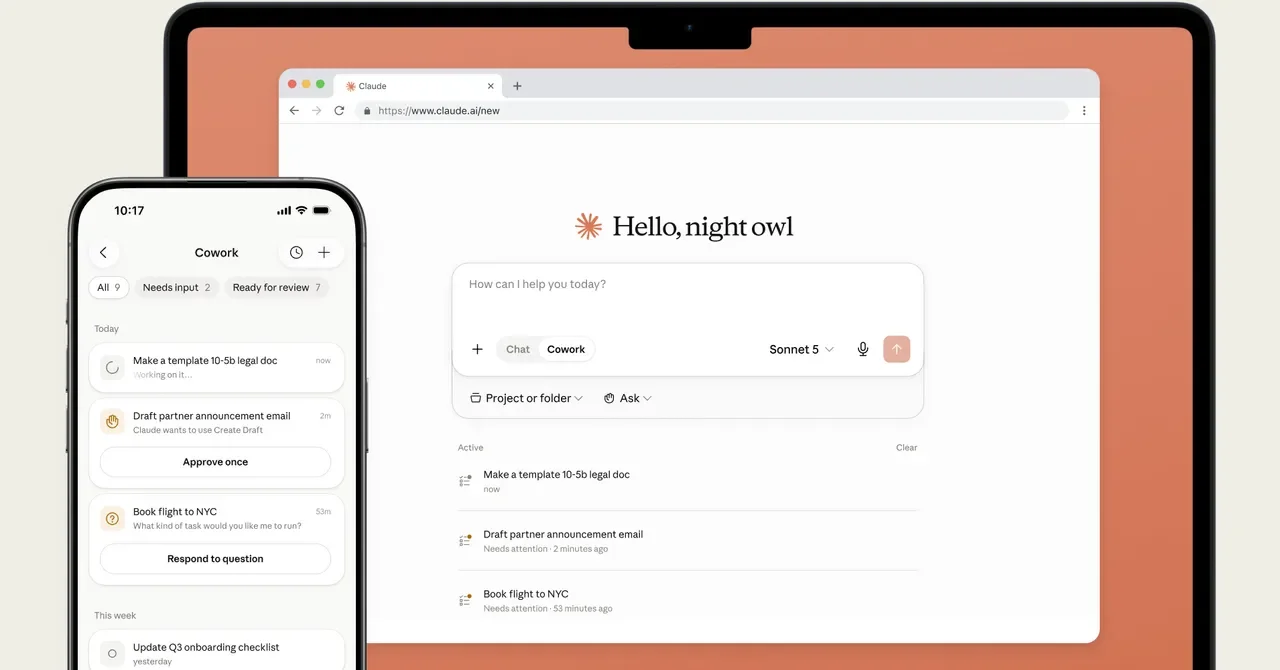 Claude Cowork Goes Mobile: AI Tasks Run Even When Your Laptop Is Off
