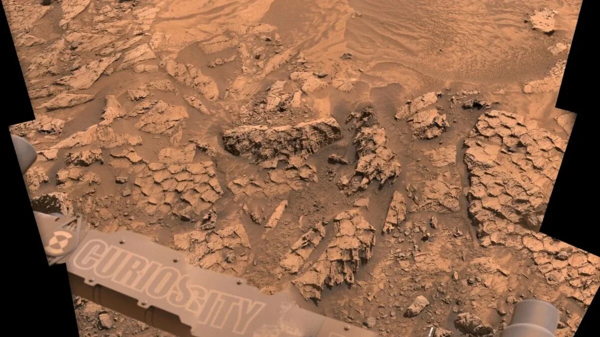 Curiosity Unearths Giant Honeycomb Textures Across Martian Rocks