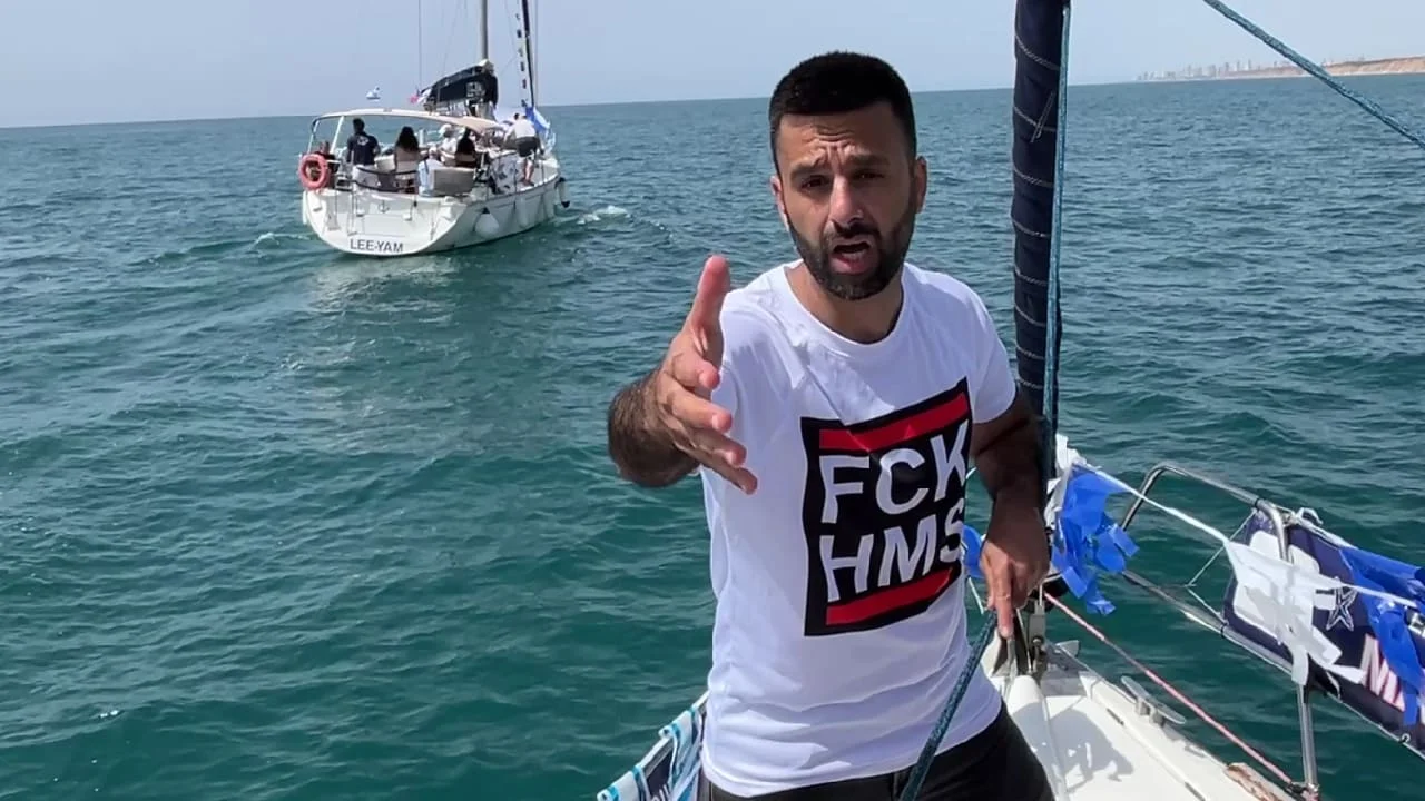 Israeli Hasbara flotilla counters Gaza-bound flotilla off Herzliya