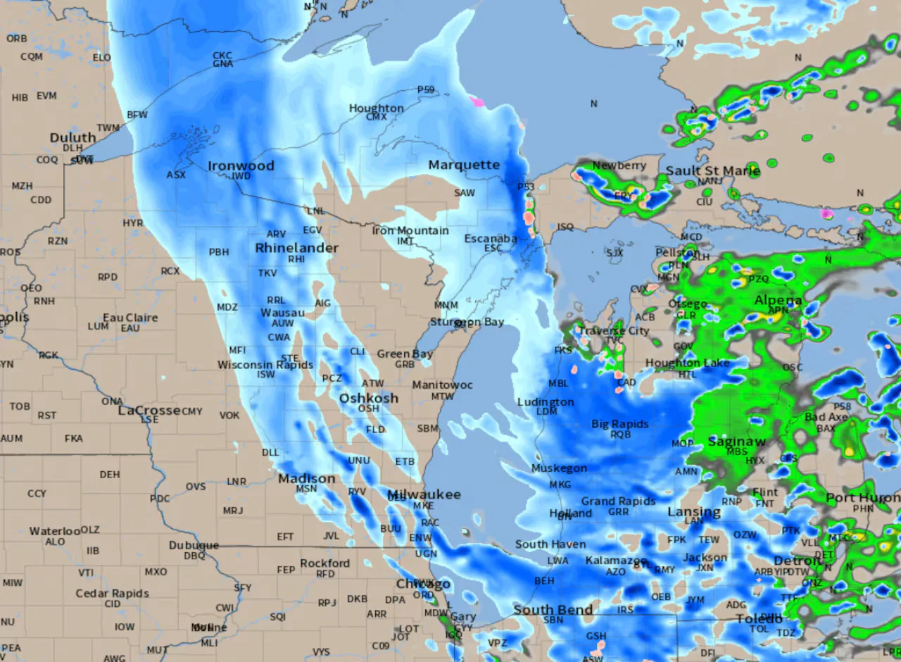 Winter weather returns to Michigan with rain and snow in the forecast.