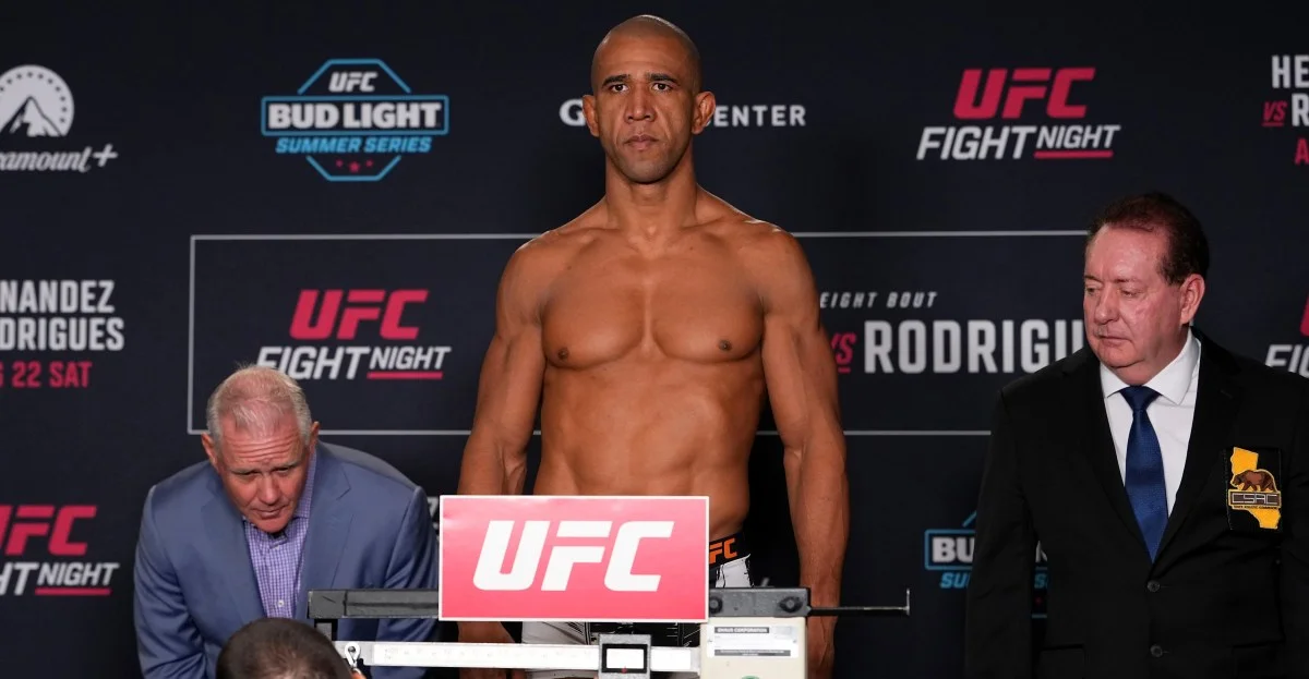 Rodrigues Narrowly Edges Hernandez on UFC Sacramento Fight-Night Weigh-In Gap