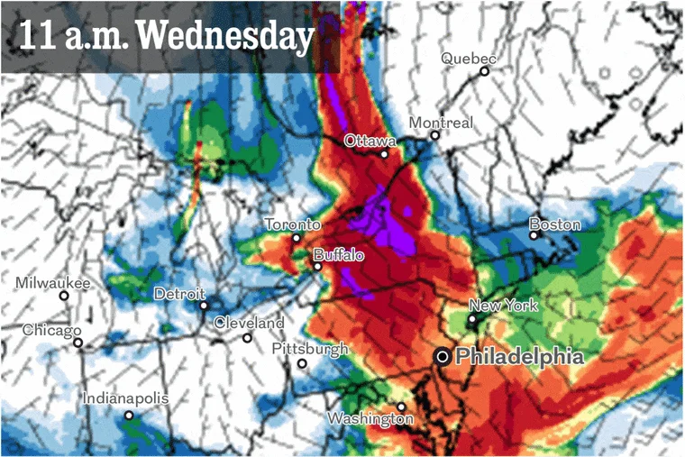 Air Quality Concerns Spread Across East Coast Due to Wildfires.
