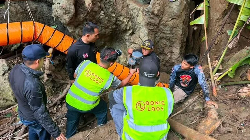 Five of Seven Trapped in Laos Cave Found Alive as Rescue Expands