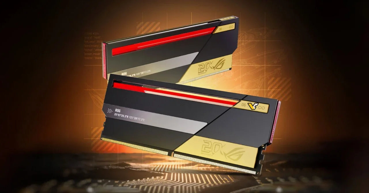 Asus Unveils First ROG-Branded DDR5 RAM With High-Clock Potential