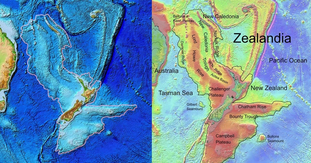 Zealandia Revealed: Earth's Hidden Eighth Continent Emerges Beneath the South Pacific