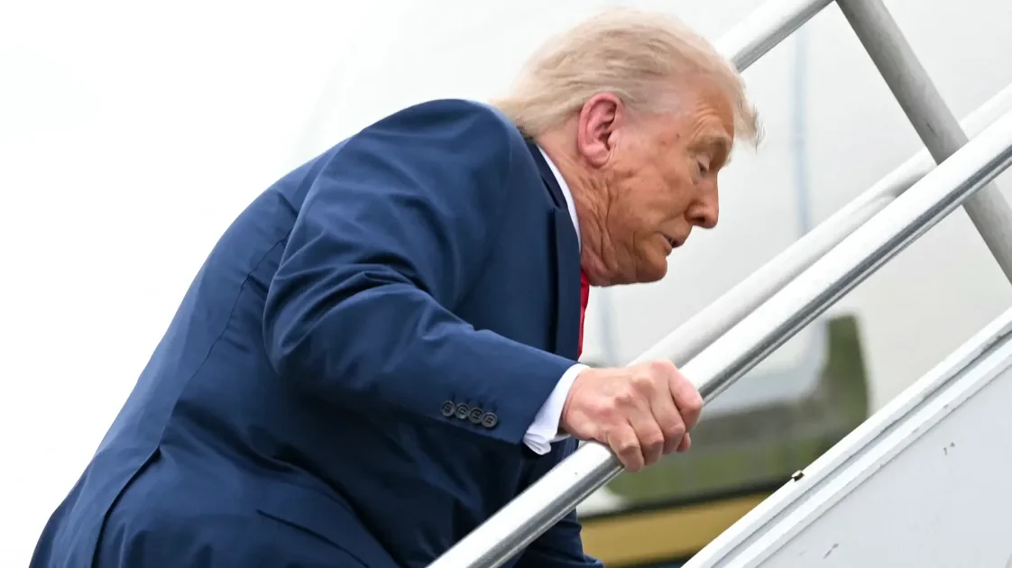 Trump’s Staircase Taunt Falls Flat Against Biden’s Real Stumble