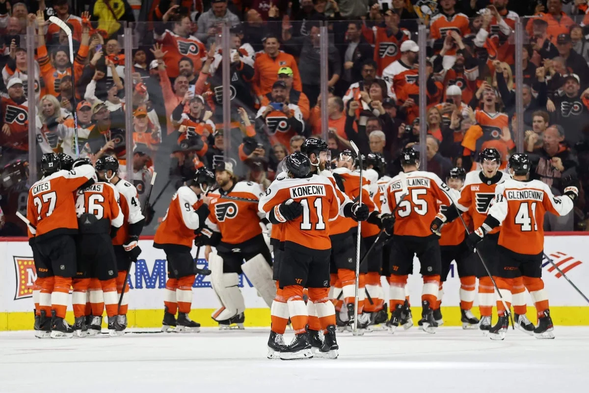 York's OT winner seals Flyers' series win over Penguins