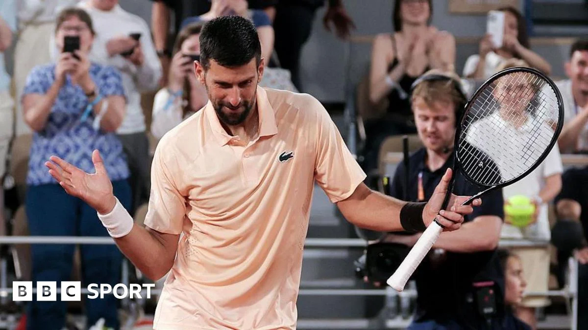 Djokovic Edges Perricard in Four at Roland Garros, Perricard Impresses on Debut