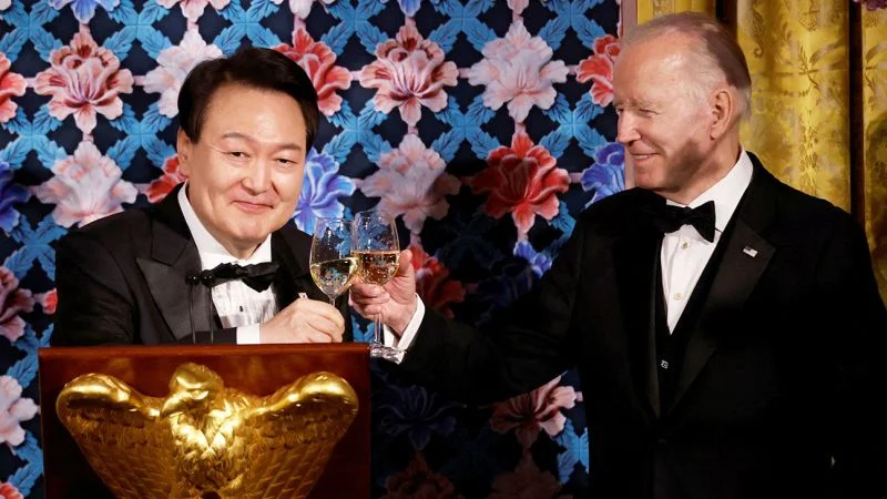 State Dinner with South Korean President Yoon Suk Yeol: A Night of Glamour and Harmony