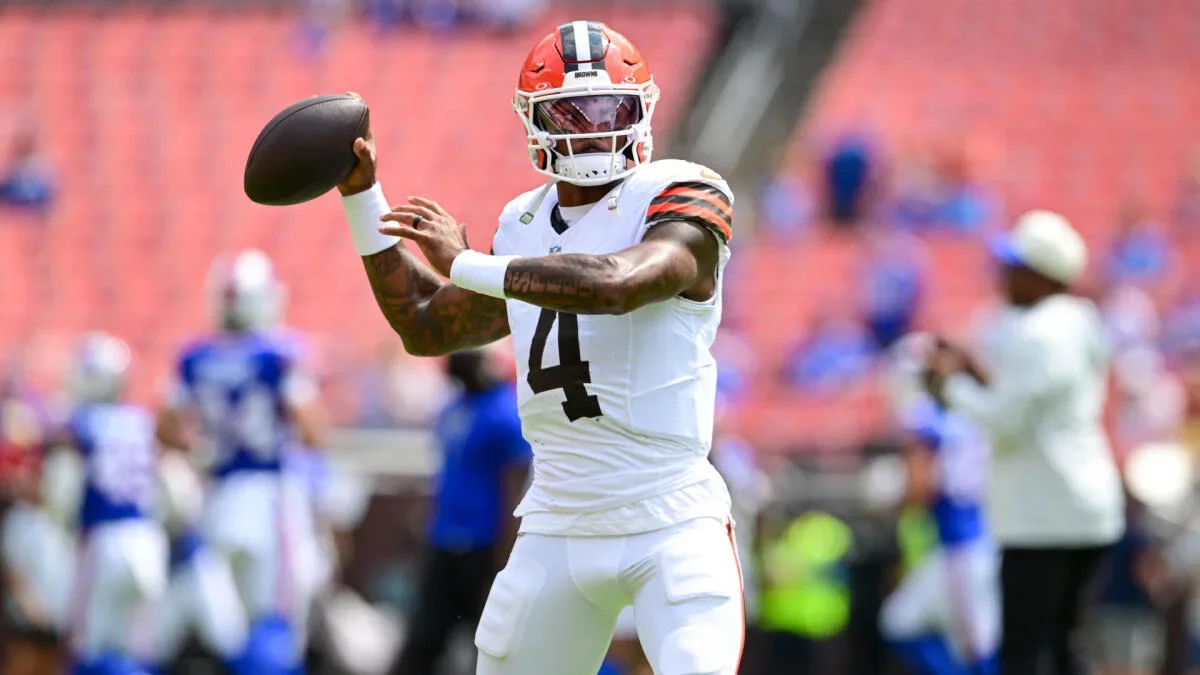 Watson Seizes Browns' Week 1 QB Role After Battle with Sanders