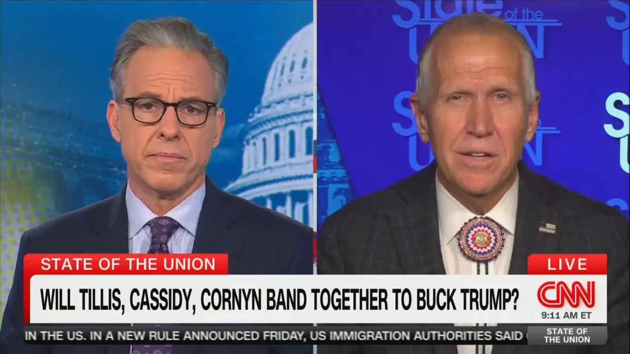 Tillis: Paxton is an 'Empty Suit' and a 'Failure' After Trump's Endorsement
