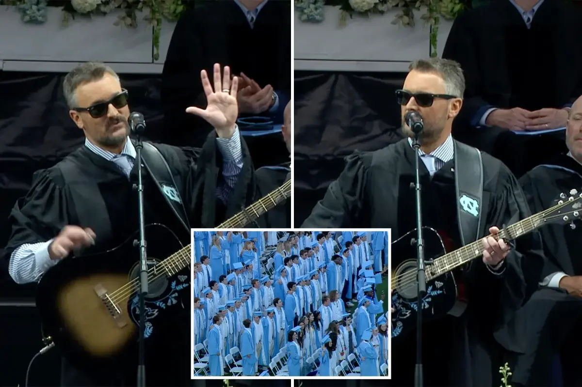 Eric Church delivers guitar-themed UNC commencement speech that goes viral