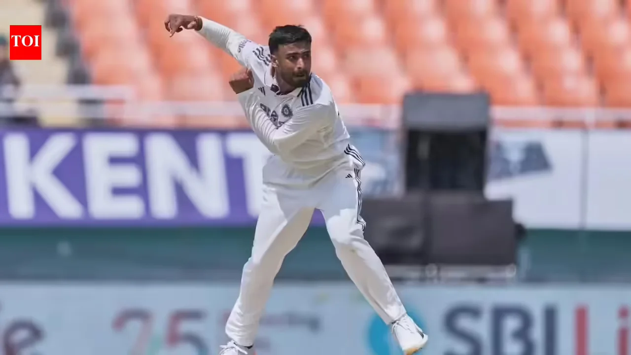 Manav Suthar spins India’s hopes with 6/33 on Test debut