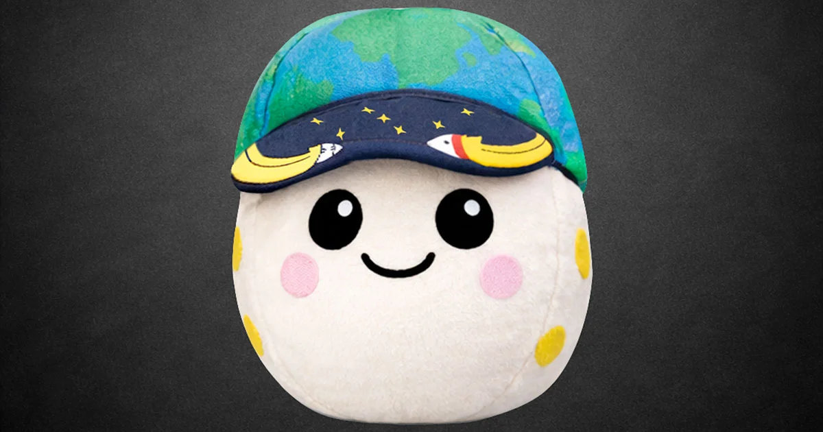 Artemis II's Rise Moon Mascot Lands on NASA Exchange Store