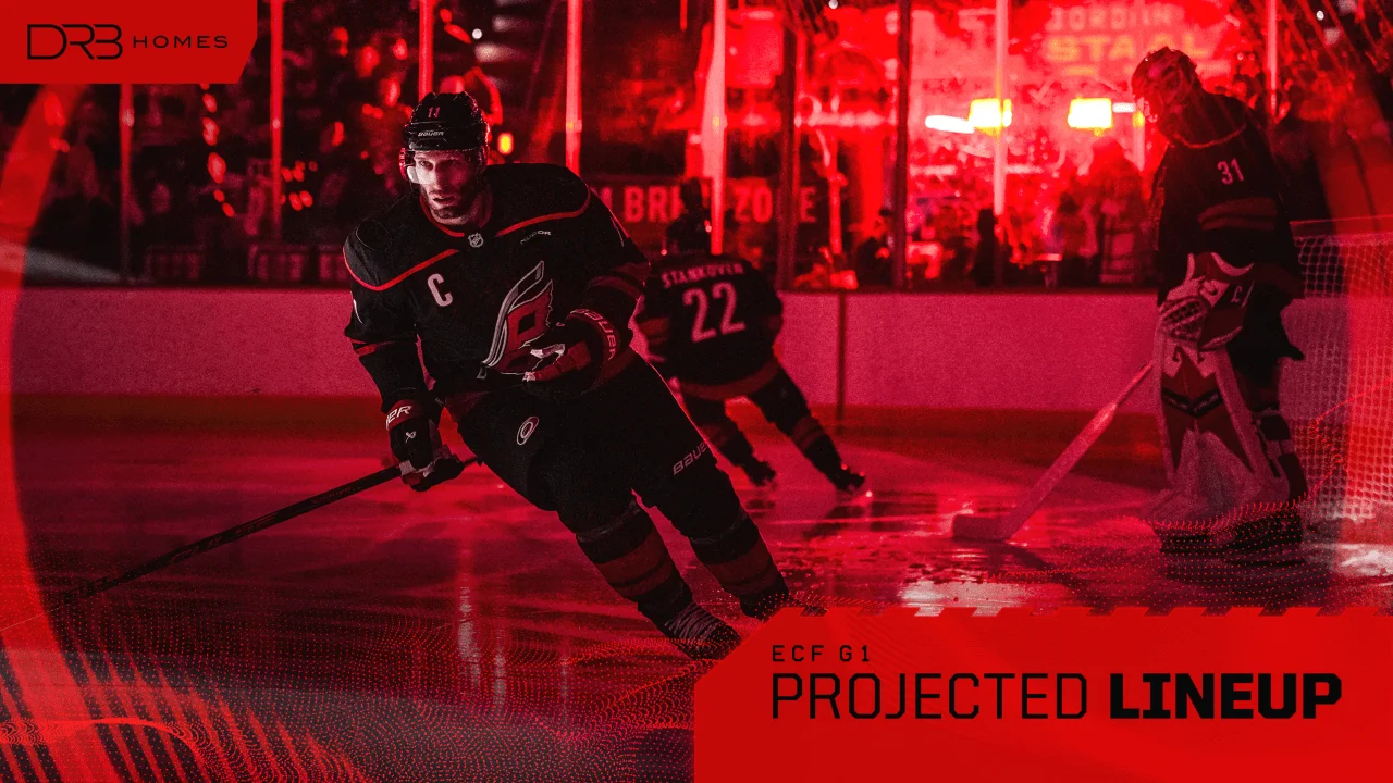 Canes Bring Familiar Lineup for East Final Game 1 vs Canadiens