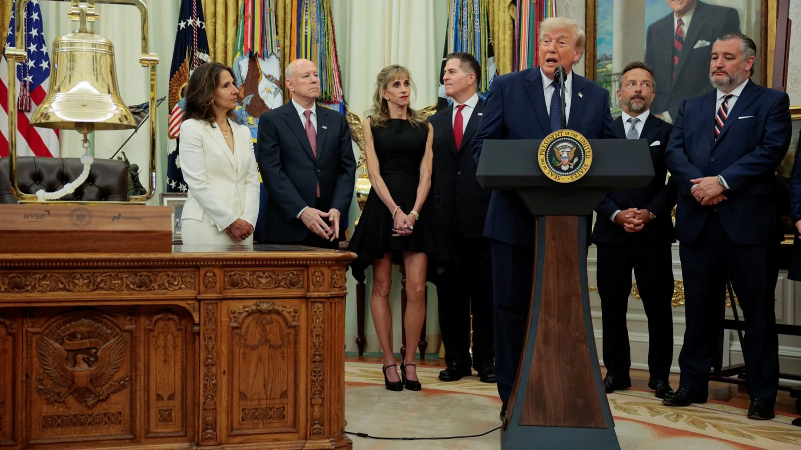 Trump Hypes Dell as White House Launches New Kids Investment Accounts