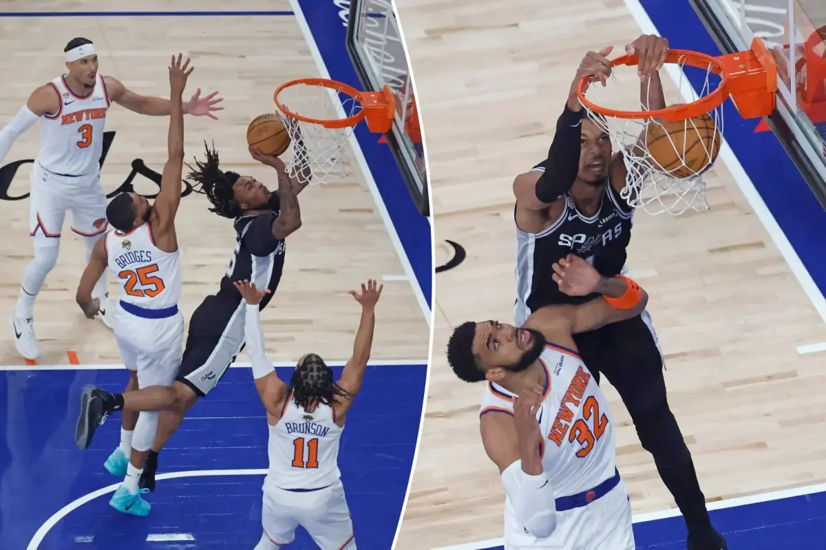 Wembanyama's paint onslaught fuels Spurs past Knicks in MSG