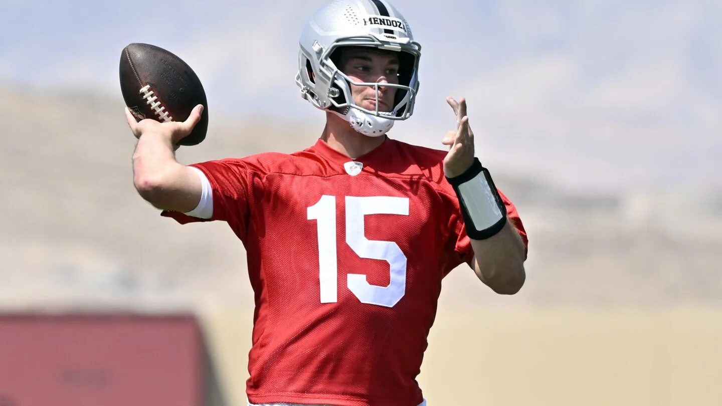 Mendoza Embraces Under-Center Transition in Raiders Rookie Run