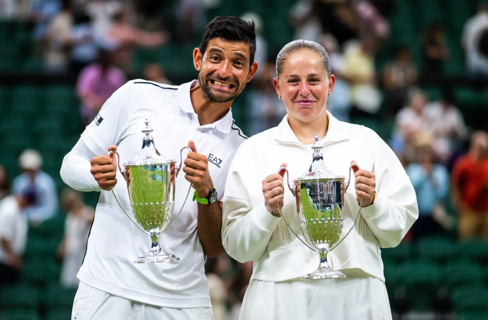 Ostapenko makes rare Open Era history with Wimbledon mixed doubles win