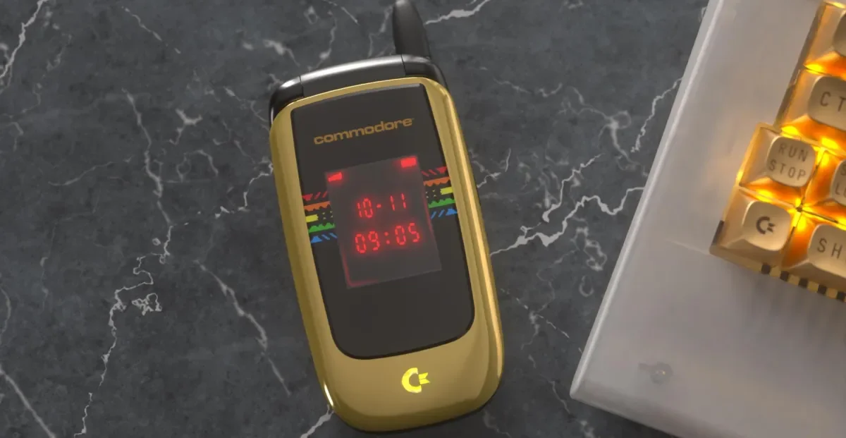 Commodore’s Callback 8020: Nostalgia-Driven Flip Phone Aims to Reduce Screen Time