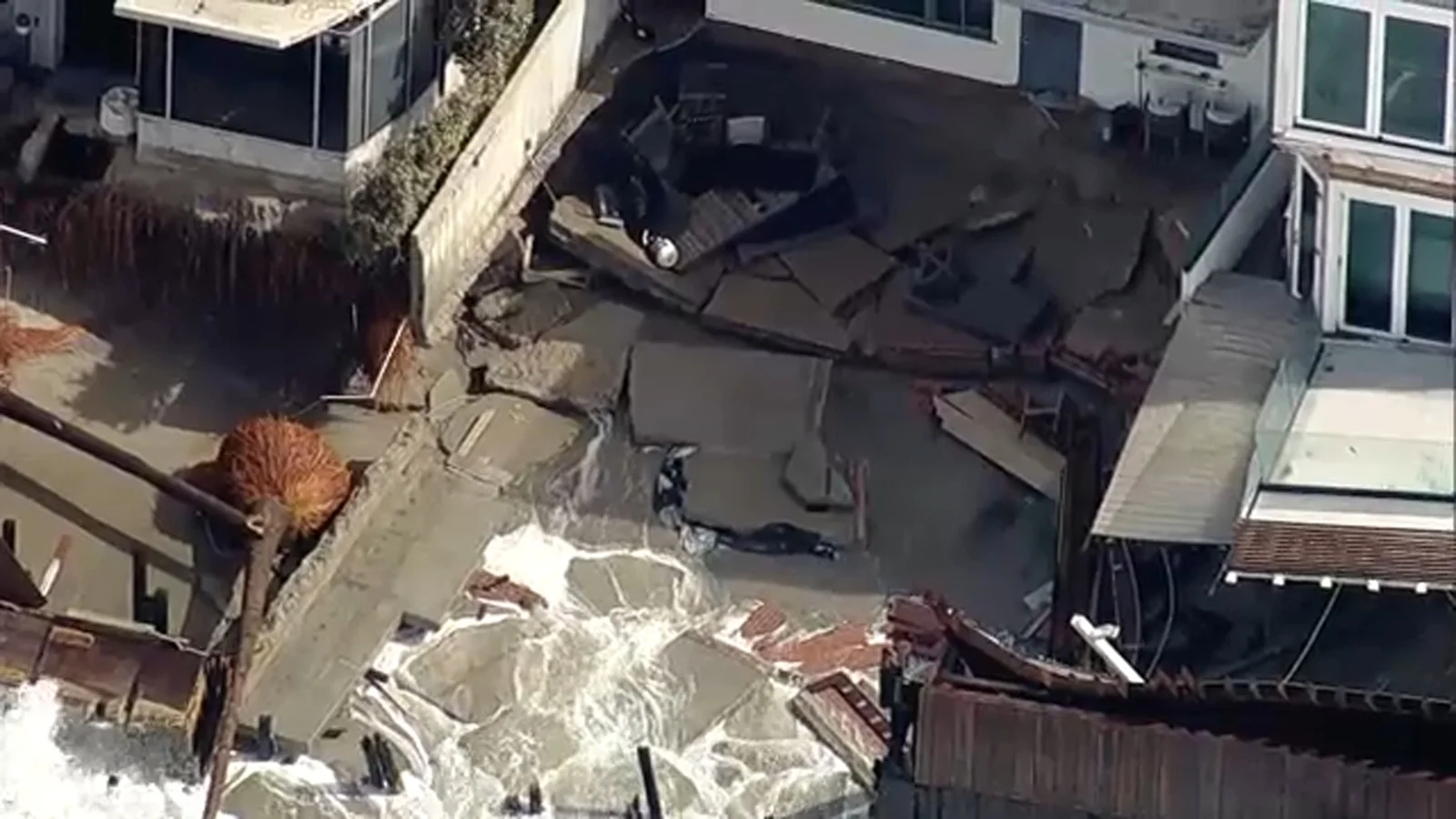 Surf surge damages 14 Dana Point homes along Capistrano Beach as crews rush shoreline protections