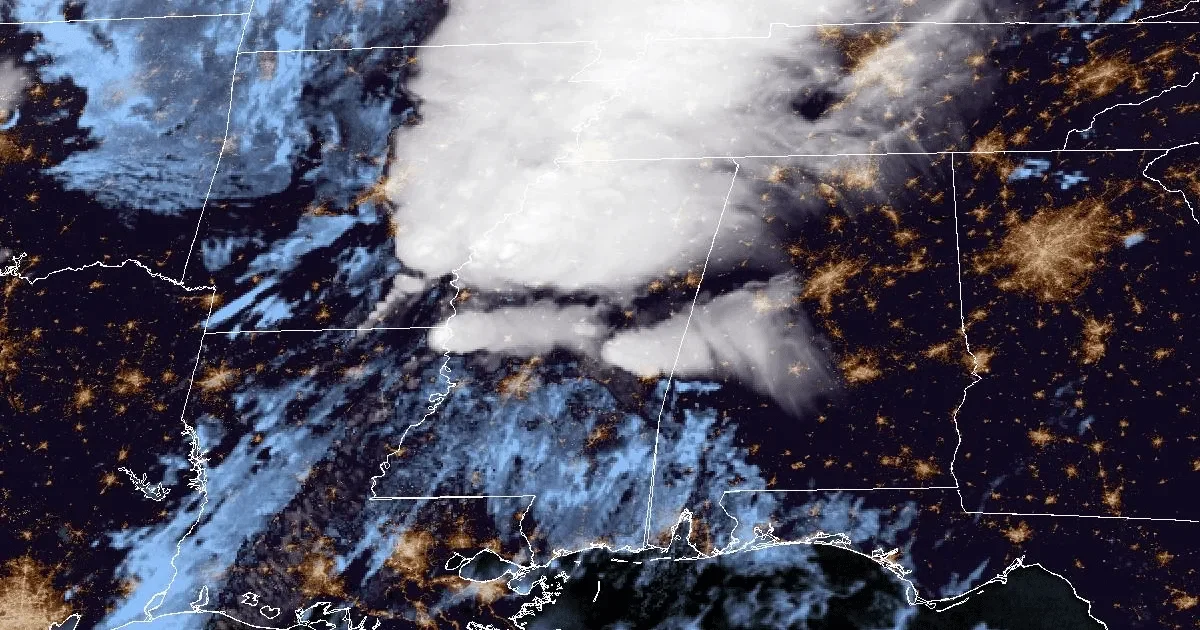 Mississippi hit by destructive tornado amidst severe weather warnings.