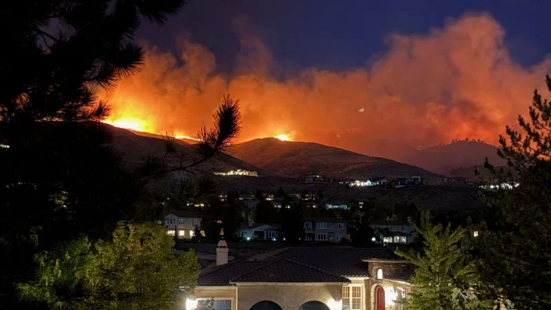 Hawk Fire Triggers Evacuations in Reno as Nevada Declares Emergency