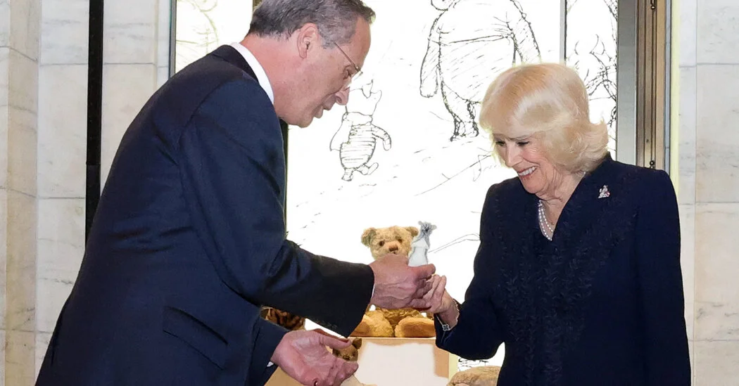 Queen Camilla Presents Roo Replica to NYPL, Rekindling Pooh’s Heritage