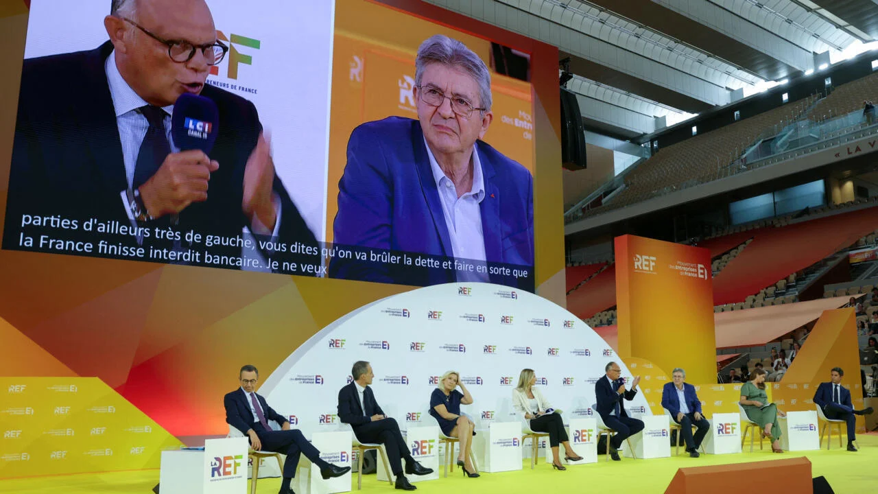 French presidential hopefuls clash in first debate ahead of 2027 election