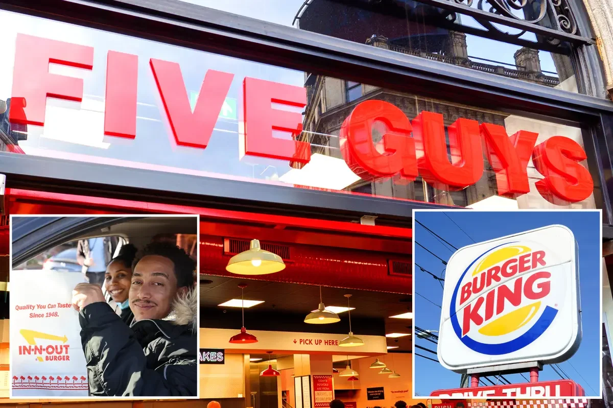 Five Guys Tops America's Burger Poll, In-N-Out Trails in Third
