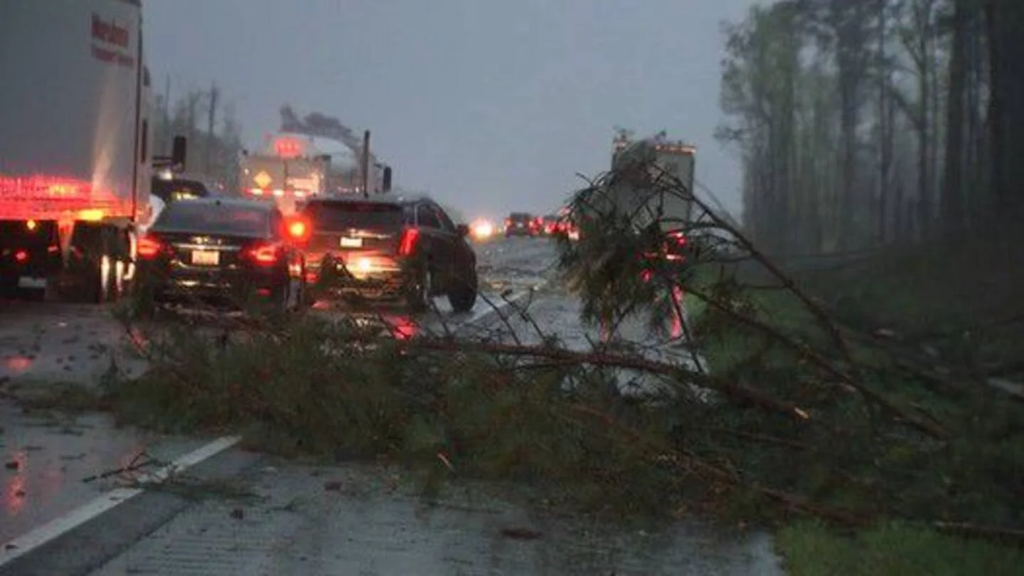 Tornado wreaks havoc in Georgia, trapping residents in homes.