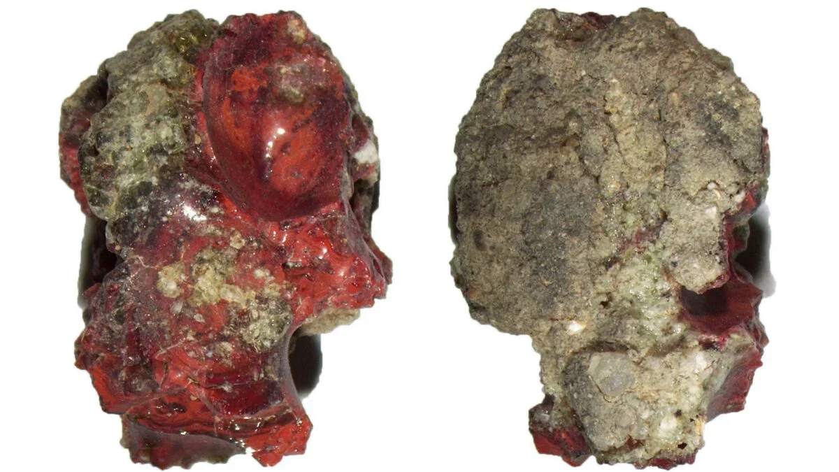 New Silicon-Calcium-Iron Clathrate Discovered in Trinity Test Glass