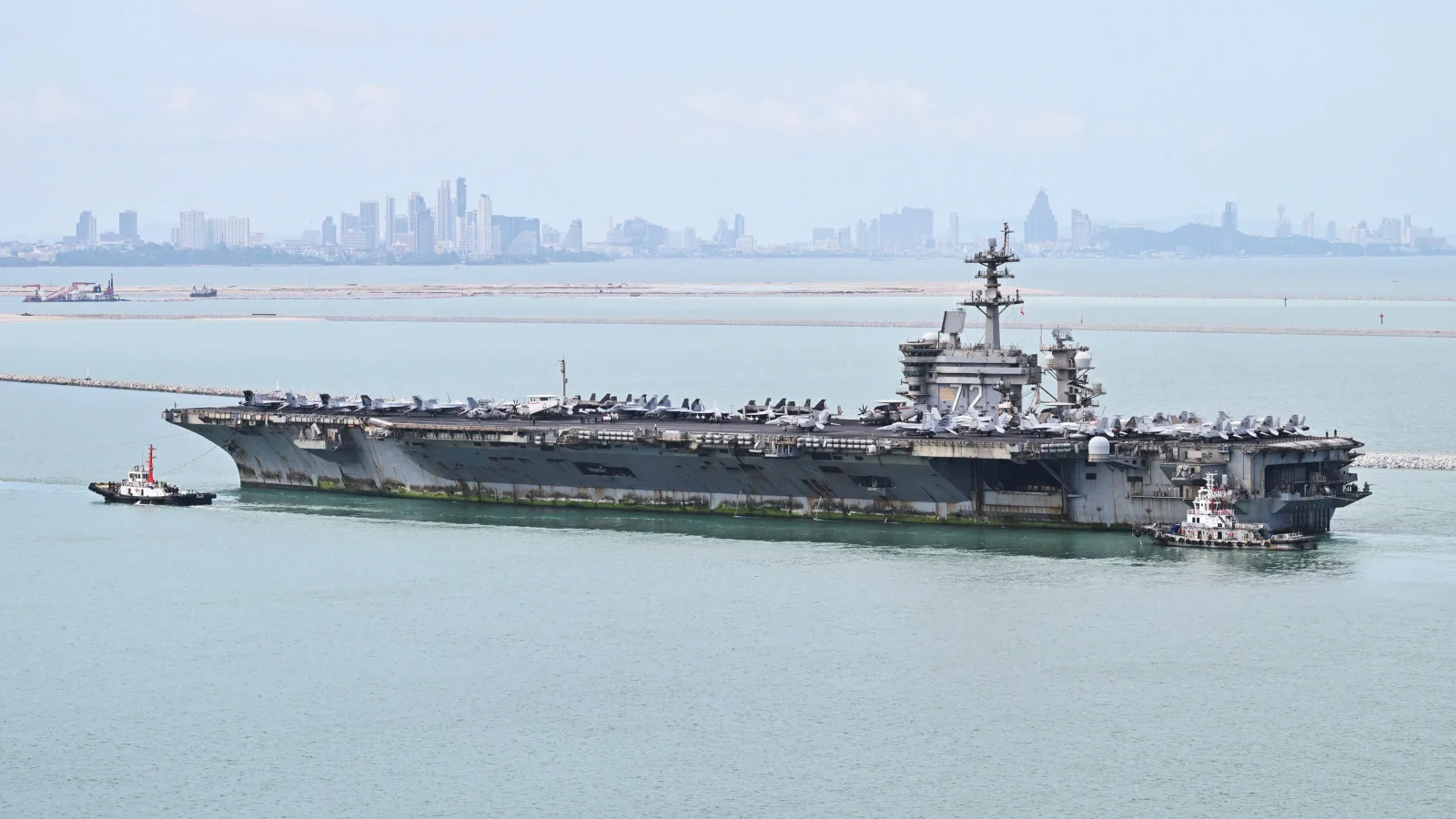 USS Lincoln arrives in Thailand after extended Middle East deployment