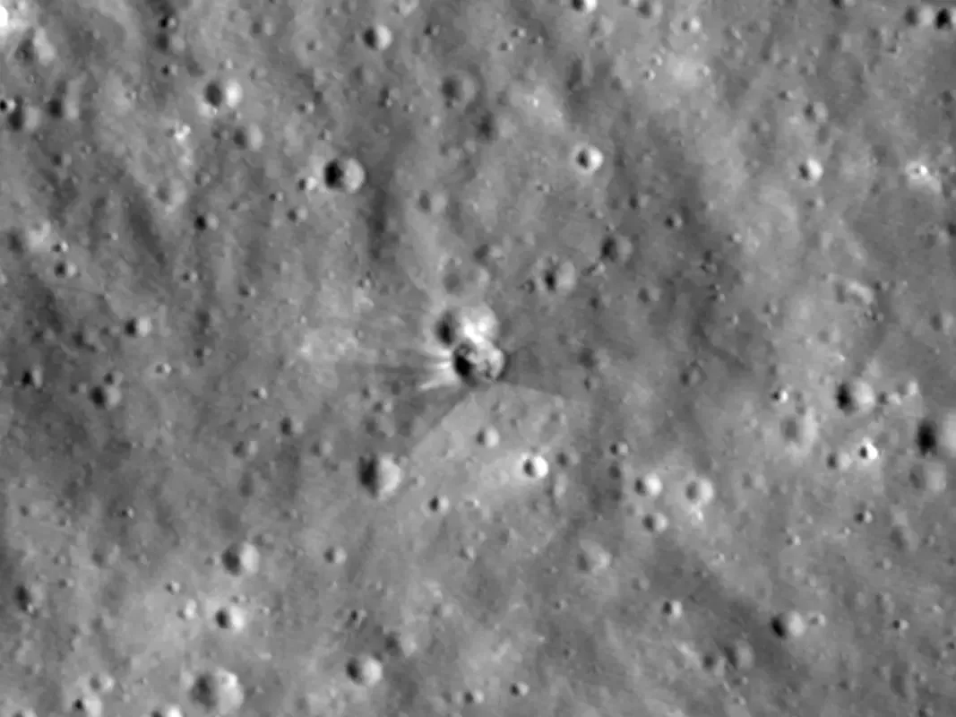 NASA Cameras Reveal Fresh Moon Crater Formed by SpaceX Upper Stage Crash
