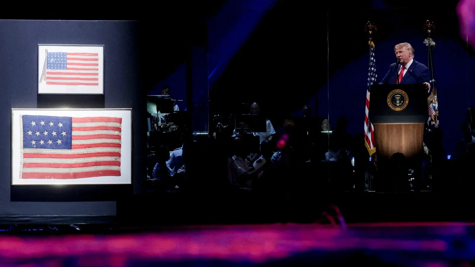 Trump Turns July 4 into a campaign stage, touts wins and warns of a 'communist' threat