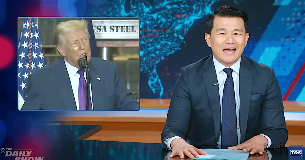 Ronny Chieng Roasts Trump’s Stock-Touting Gambit on The Daily Show