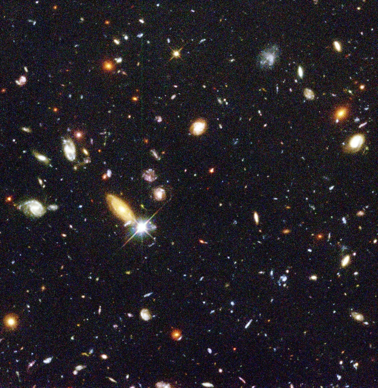 Hubble’s Dark Patch Reveals a Crowded Cosmos: 3,000 Galaxies in a Tiny Sky