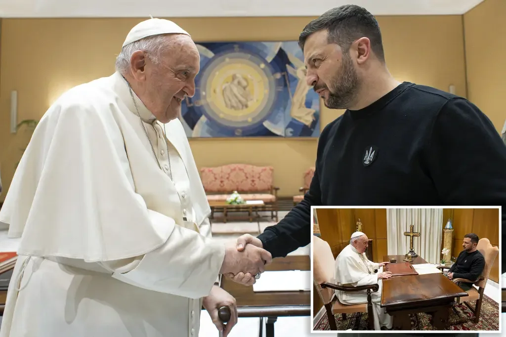Zelensky seeks Pope's support for peace in Ukraine
